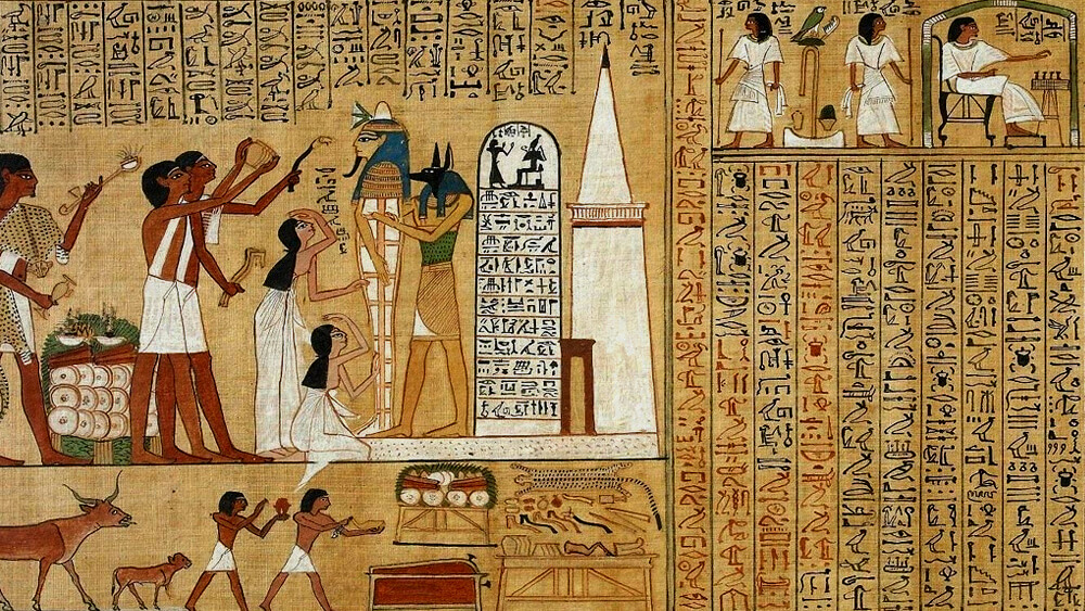 Chữ tượng hình Ai Cập cổ truyền 
